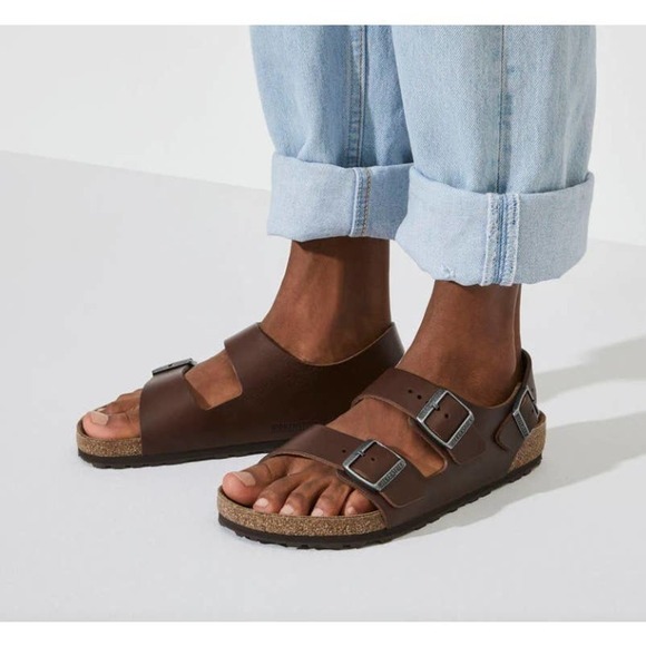 Birkenstock Milano Classic Footbed Vintage Wood Roast Men's size 8 - Picture 1 of 10